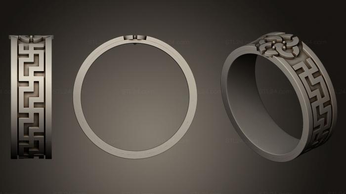 Ювелирные перстни и кольца (Кольцо для одеяла, JVLRP_0150) 3D модель для ЧПУ станка